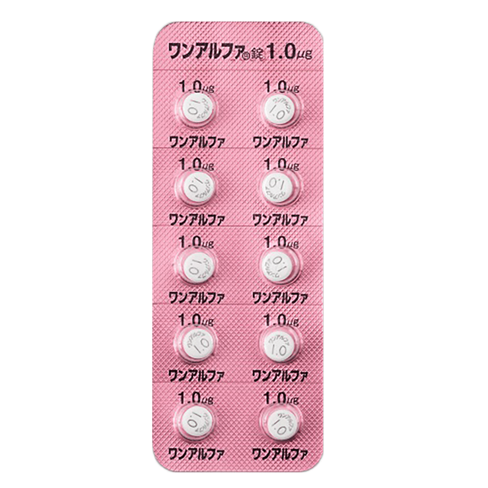 ONEALFA Tablets 0.25mcg / 0.5mcg / 1.0mcg [Brand Name] 1.0mcg