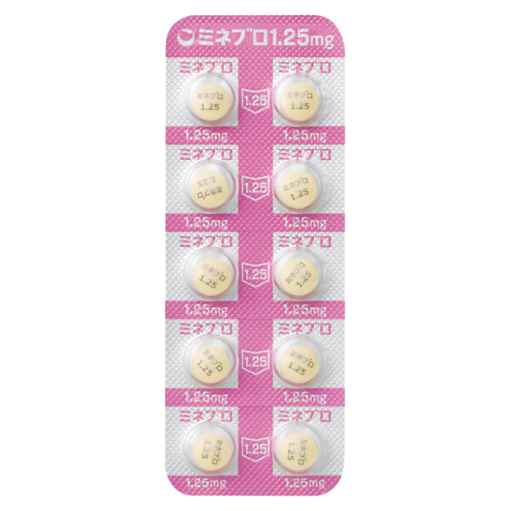 MINNEBRO TABLETS 1.25mg / 2.5mg / 5mg [Brand Name] 1.25mg