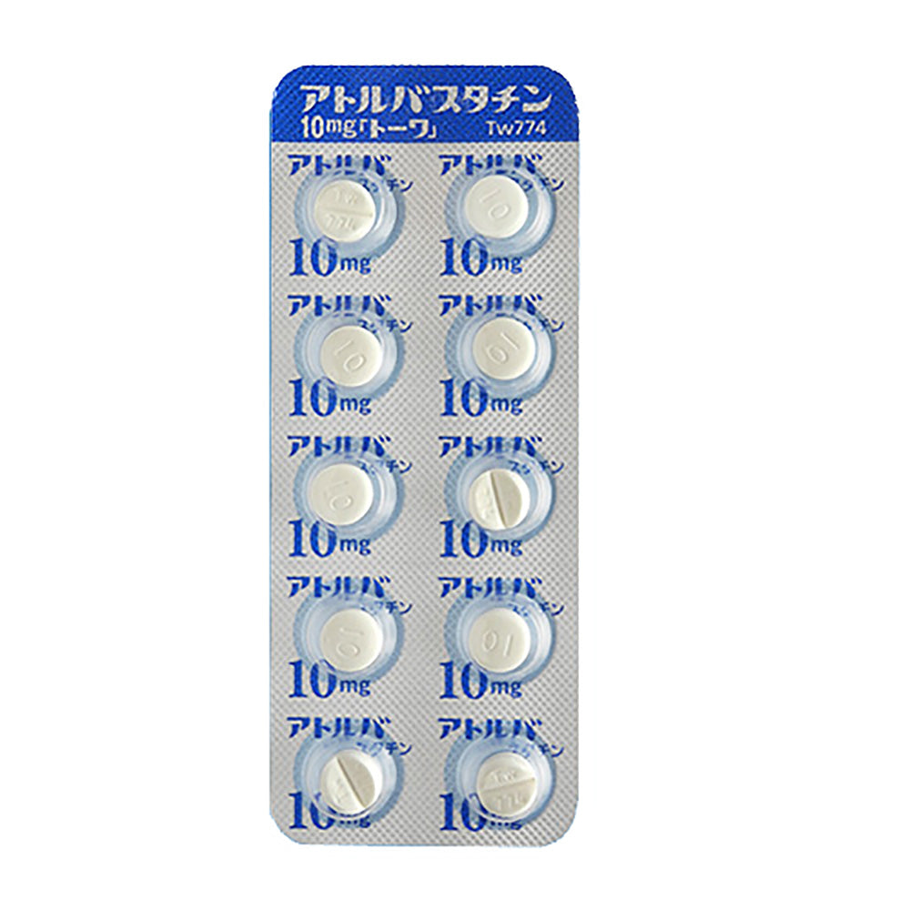 ATORVASTATIN Tablets 10mg "TOWA" [Generic LIPITOR] : 1 sheet (10 tablets)