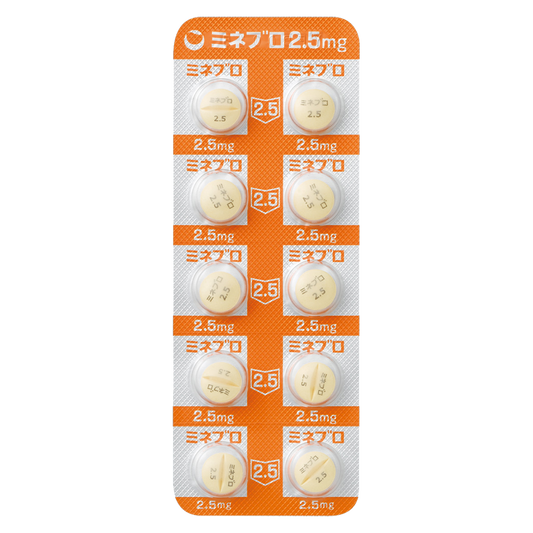 MINNEBRO TABLETS 2.5mg [Brand Name]