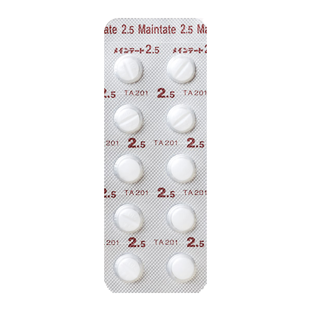 MAINTATE Tablets 0.625mg / 2.5mg / 5mg [Brand Name] 2.5mg