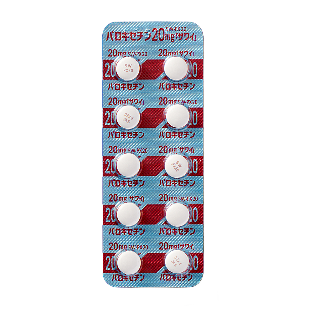 PAROXETINE Tablets 5mg / 10mg / 20mg "SAWAI" [Generic PAXIL] 20mg