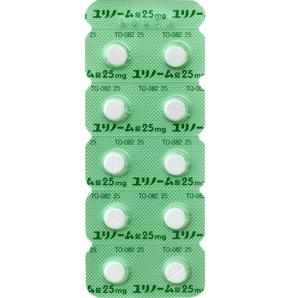 URINORM Tablets 25mg / 50mg [Brand Name] 25mg