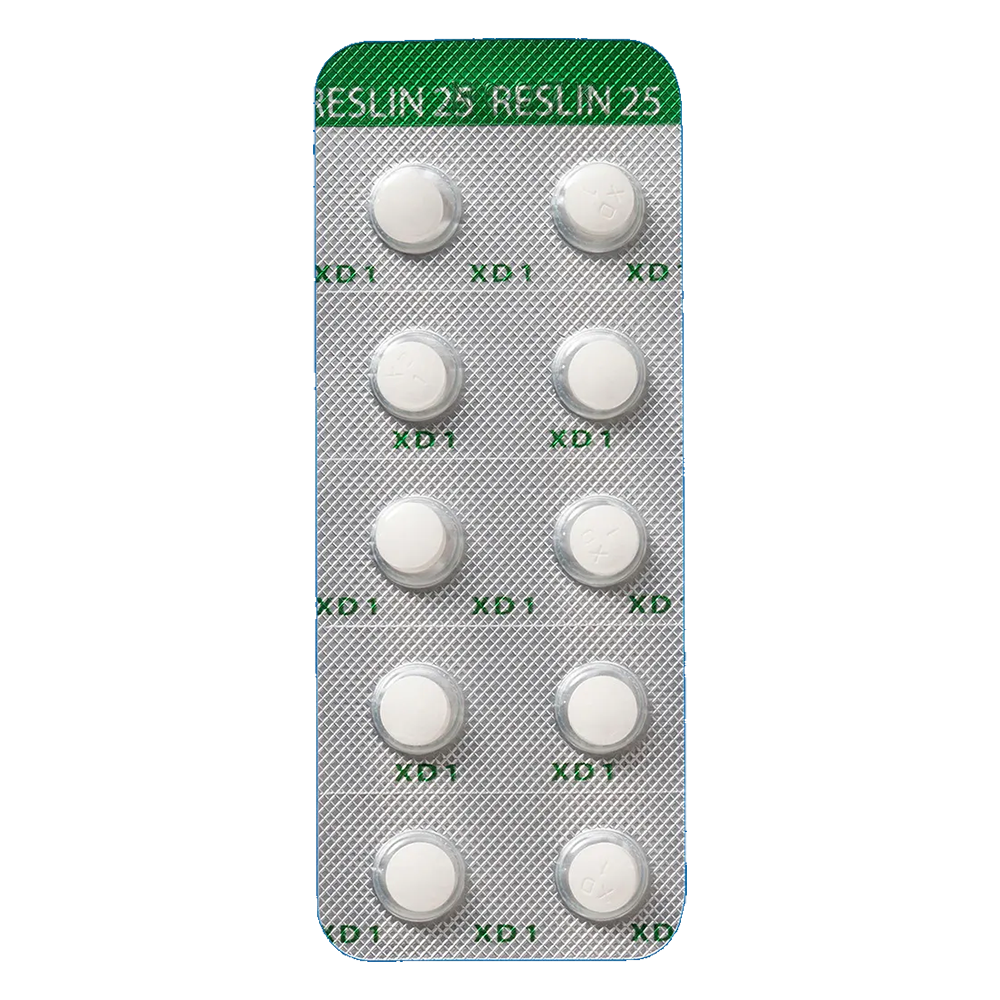 RESLIN Tablets 25 [Brand Name]