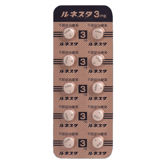LUNESTA Tablets 3mg [Brand Name]
リチEƒ�チE‚­ストエチE‚£タ
