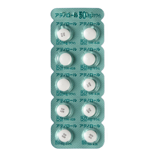 ATENOLOL Tablets 50mg "SAWAI" [Generic TENORMIN]