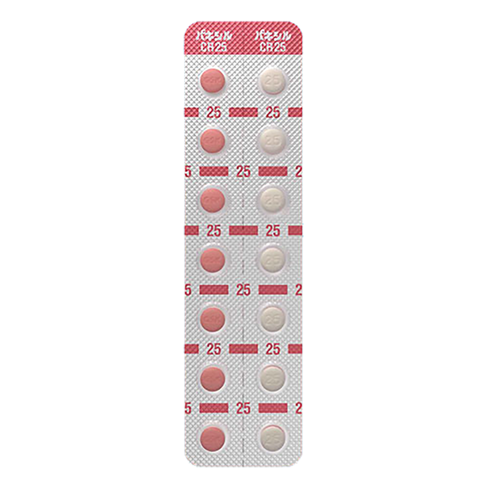 PAXIL CR Tablets 6.25mg / 12.5mg / 25mg [Brand Name] 25mg