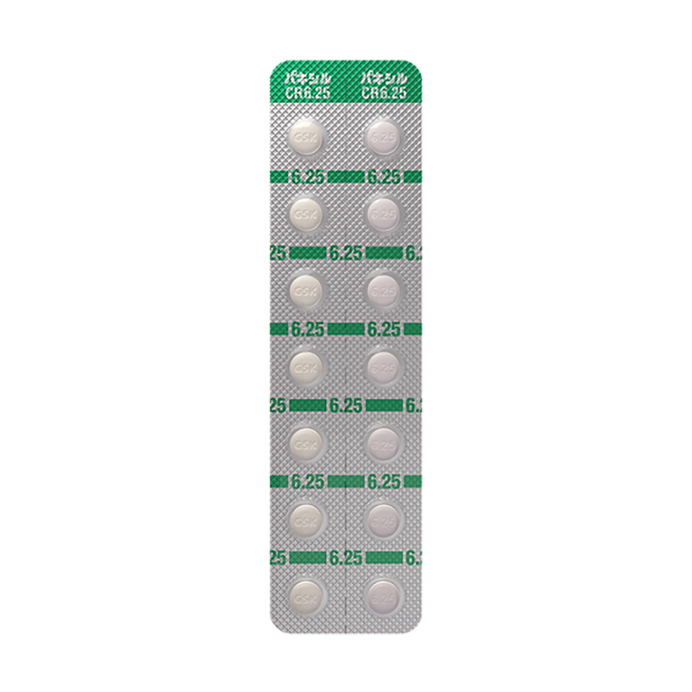 PAXIL CR Tablets 6.25mg / 12.5mg / 25mg [Brand Name] 6.25mg