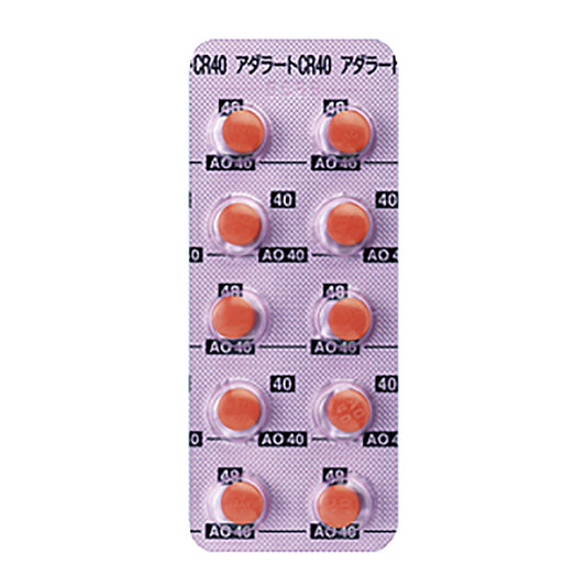 ADALAT-CR Tablets 40mg [Brand Name] : 1 sheet (10 tablets)
