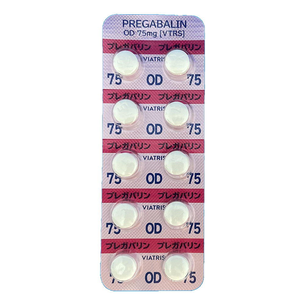 PREGABALIN OD Tablets 25mg / 75mg "VTRS" [Generic LYRICA] 75mg